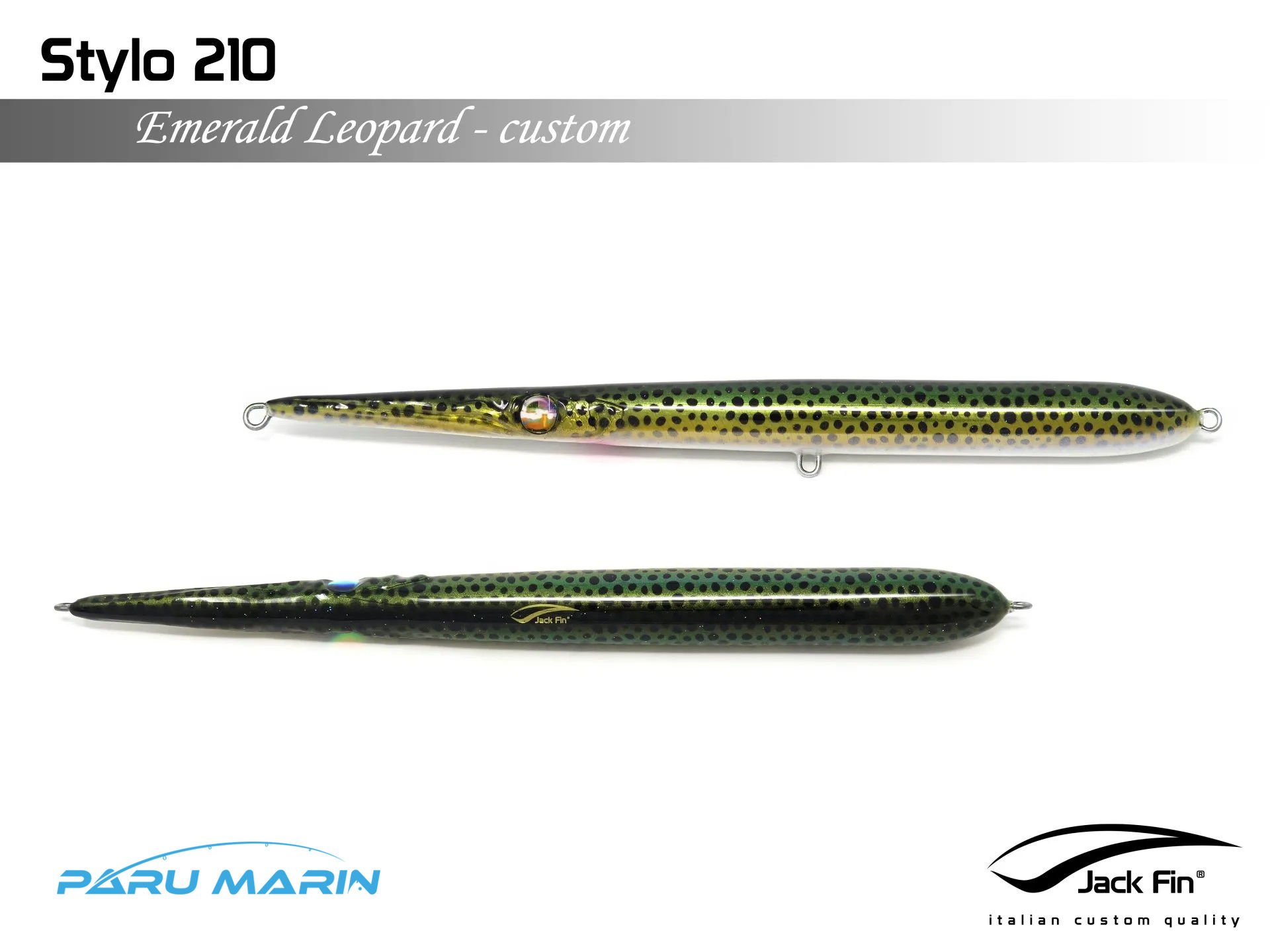 Jack Fin Stylo 210 Sahte Yem Emerald Leopard ''Özel Renk''