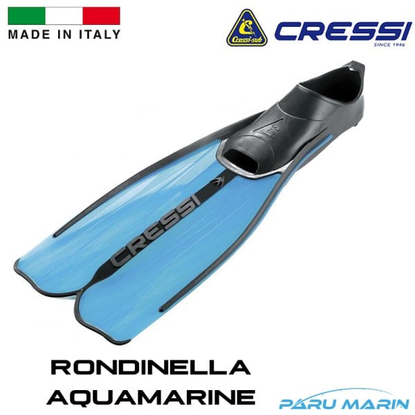 Cressi Rondinella Yüzme ve Dalış Paleti Aquamarine