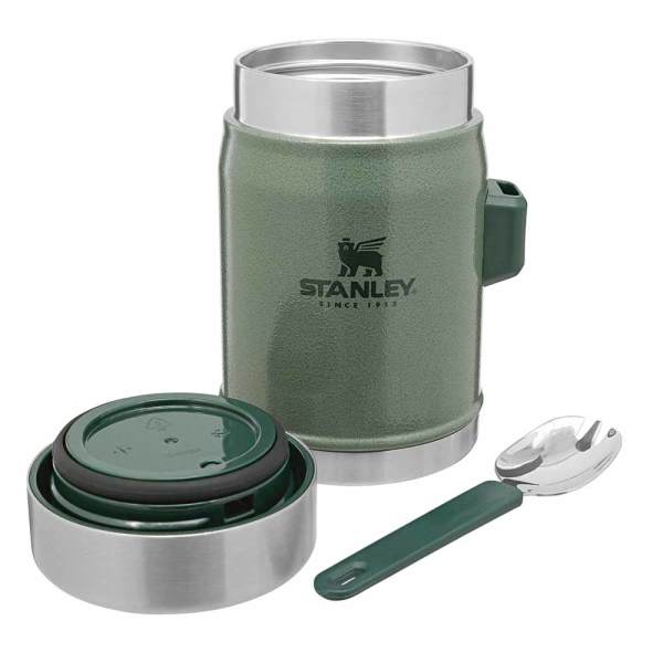 Stanley Klasik Paslanmaz Çelik Yemek Termosu Kaşıklı 0,40 LT YEŞİL