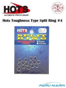 Hots Toughness Type Split Ring Halka No:4  40 Kg. / 90 Lb.