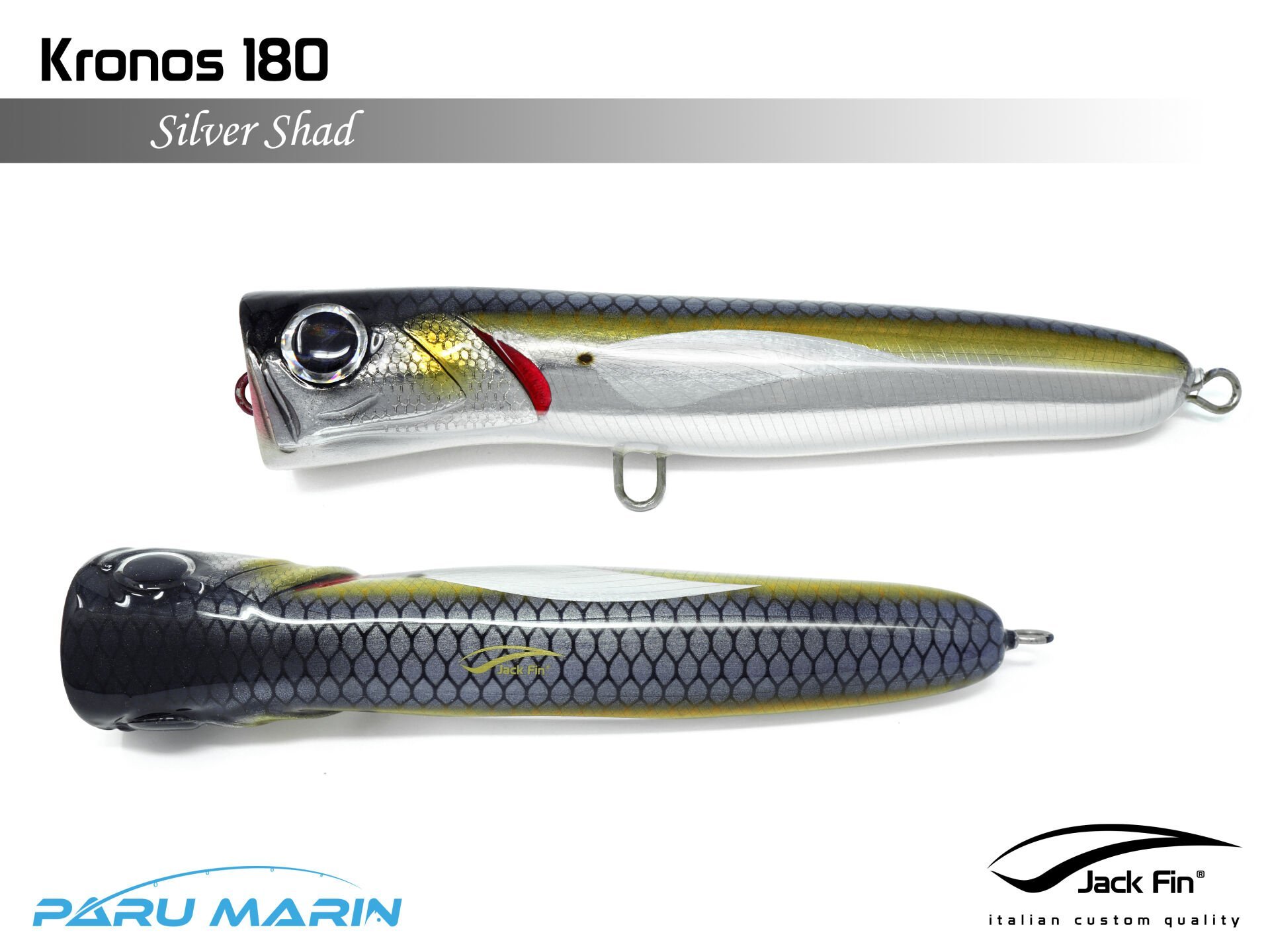 Jack Fin Kronos 180-F Sahte Yem Silver Shad