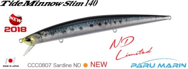 Duo Tide Minnow Slim 140 ACC0807 / Sardine ND