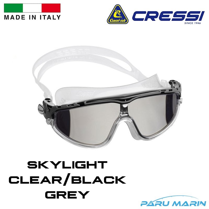 Cressi Skylight Clear / Black / Grey Yüzücü Gözlüğü