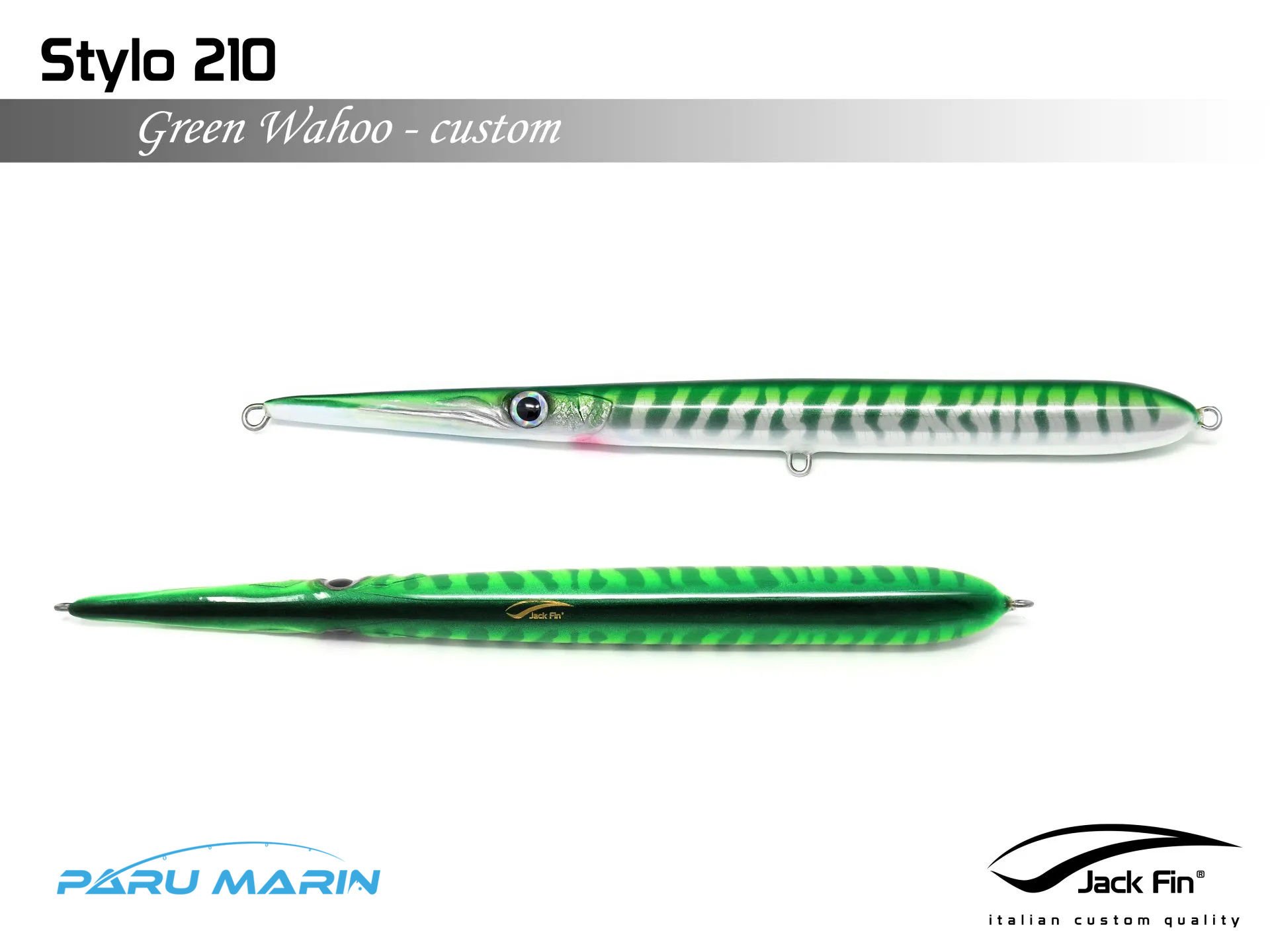 Jack Fin Stylo 210 Sahte Yem Green Wahoo ''Özel Renk''