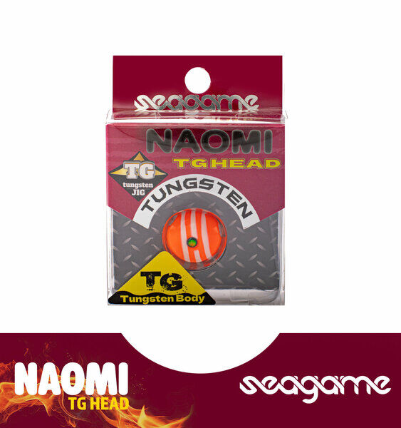 SEAGAME NAOMI TUNGSTEN 100gr.  #219 ORANGE STRIPE WHITE