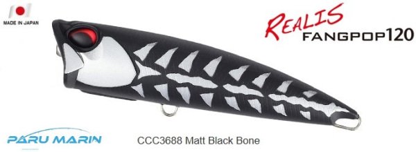 Duo Realis Fangpop 120 CCC3688 / Mat Black Bone