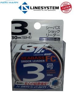 Linesystem Seabass Shock Leader FC 3.0.   0,29mm.  14Lb.  6,30kg. 30mt.