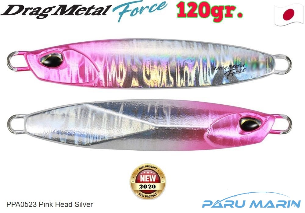 Duo Drag Metal Force Jig 120gr. PPA0523 Pink Head Silver