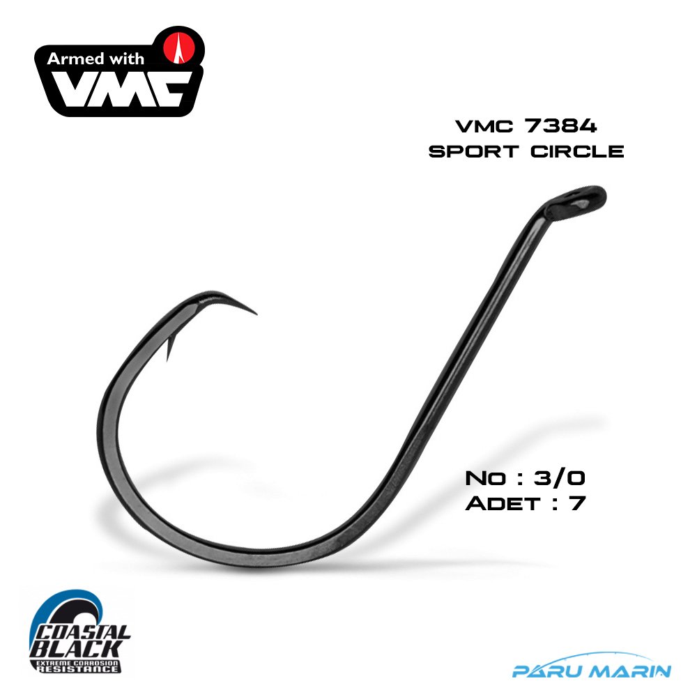 VMC Olta İğnesi 7384 İnce Sport Circle No:3/0