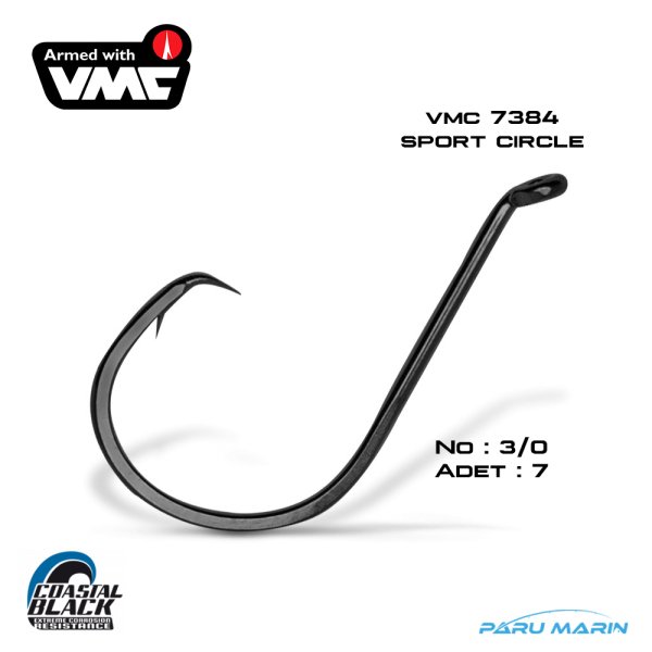 VMC Olta İğnesi 7384 İnce Sport Circle No:3/0