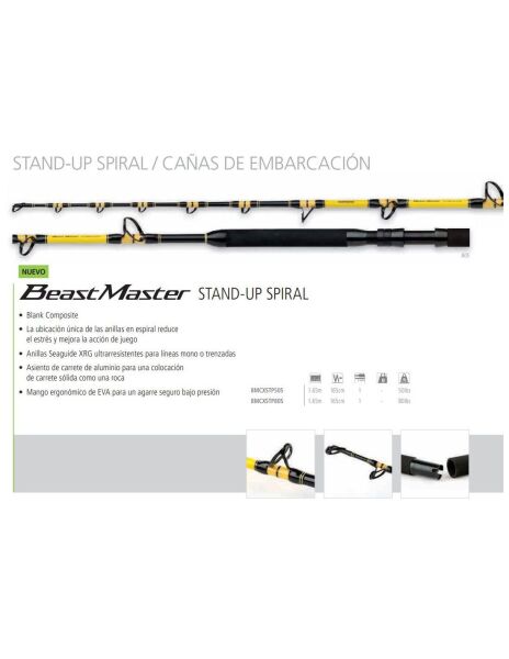 Shimano Beastmaster 165cm. 80 Lbs. Trolling / Deep Drop Kamışı