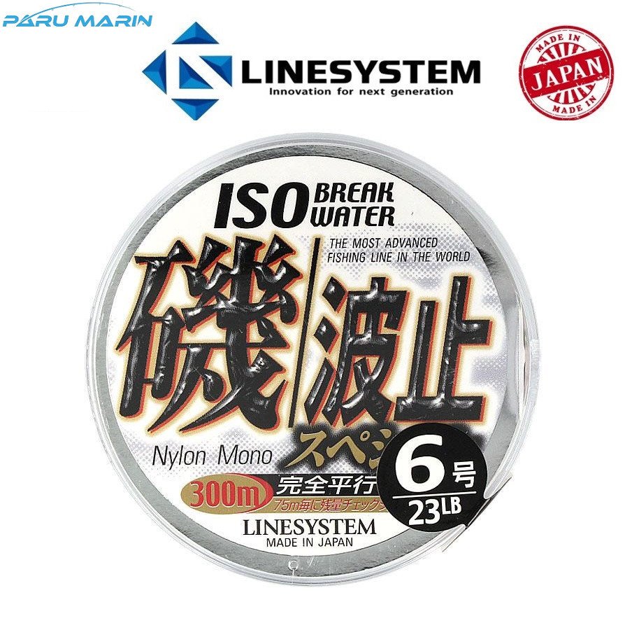 Linesystem ISO Break Water Mono #6  0,42mm. 12,10kg. 300mt. Beyaz