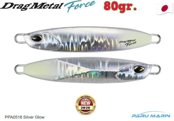 Duo Drag Metal Force Jig 80gr. PPA0518 Silver Glow