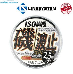 Linesystem ISO Break Water Mono #2.5  0,28mm. 5,50kg. 300mt. Beyaz