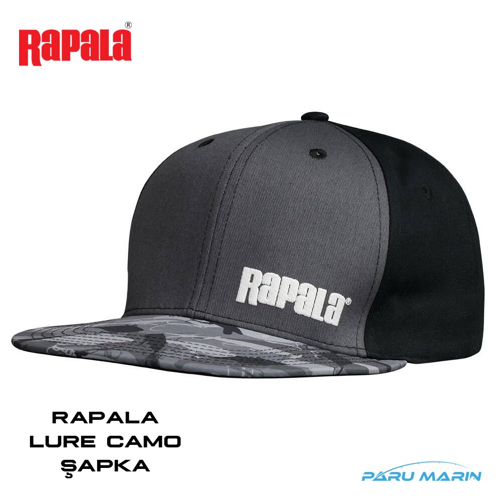 Rapala Lure Camo Şapka - Gri/ Siyah
