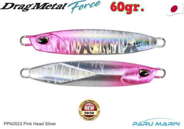 Duo Drag Metal Force Jig 60gr. PPA0523 Pink Head Silver