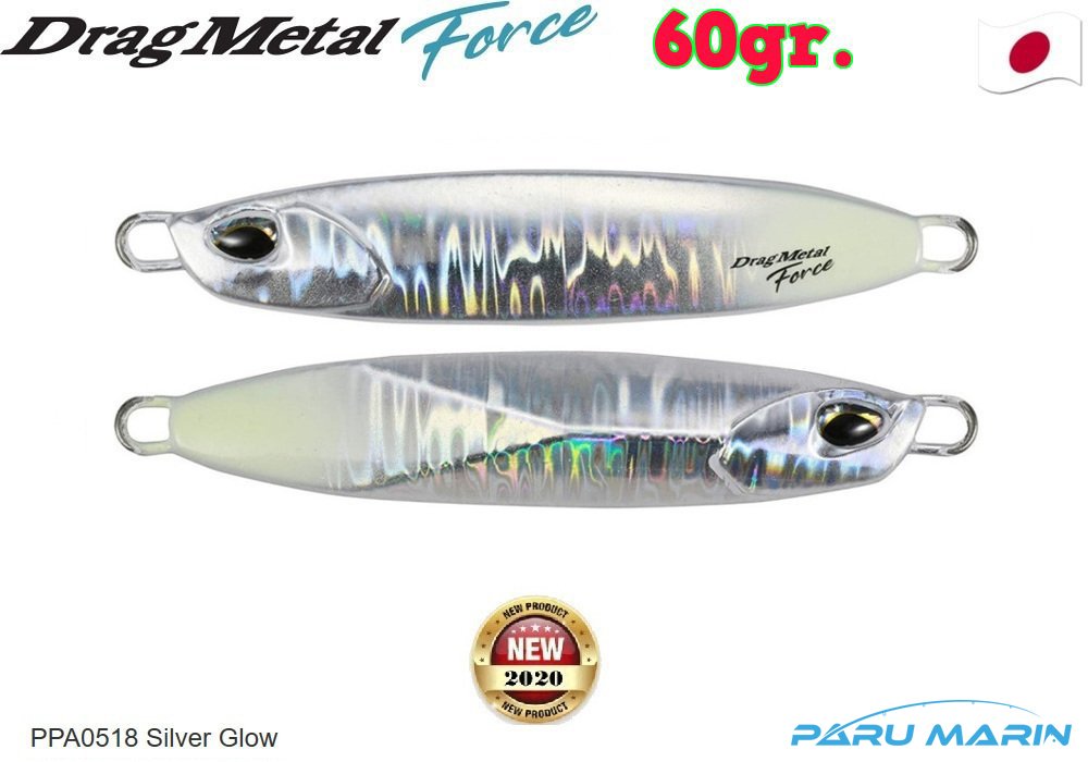 Duo Drag Metal Force Jig 60gr. PPA0518 Silver Glow