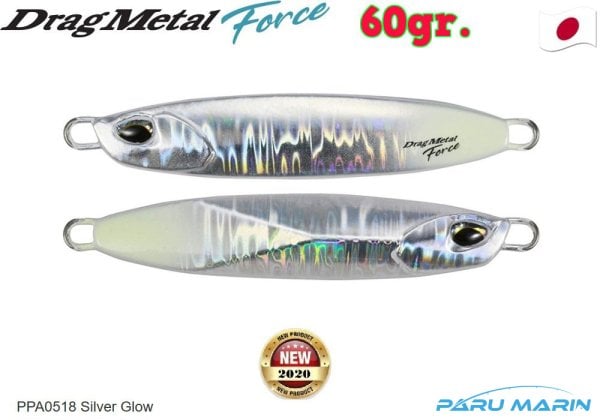Duo Drag Metal Force Jig 60gr. PPA0518 Silver Glow