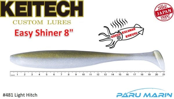 Keitech Easy Shiner 20cm-8'' #481 Light Hitch