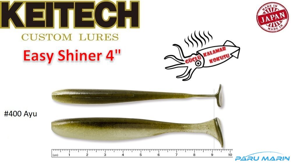Keitech Easy Shiner 9cm-4'' #400 Ayu