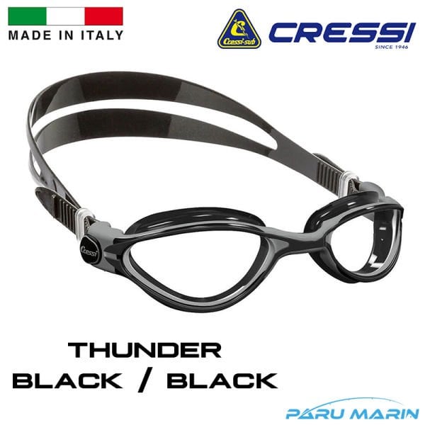 Cressi Thunder Black / Black Yüzücü Gözlüğü