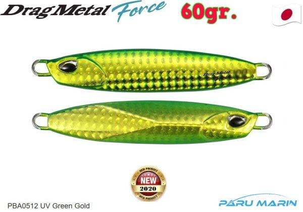 Duo Drag Metal Force Jig 60gr. PBA0512 UV Green Gold