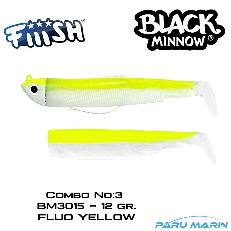 Fiiish BM120/3 BM3015 2li Combo Shore 12gr. Yellow Fluo Silikon Yem