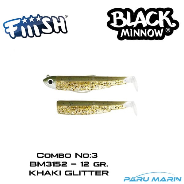 Fiiish BM120/3 BM3152 2li Combo Shore 12gr. Khaki Glitter Silikon Yem