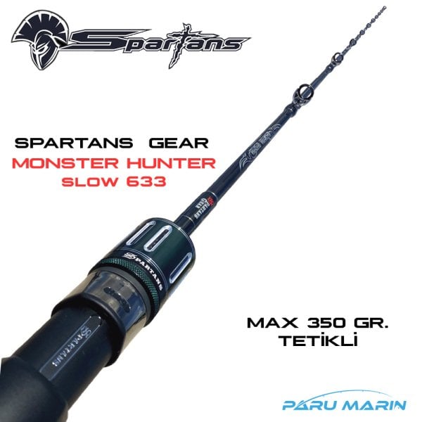 Spartans Gear Monster Hunter Slow 633 Tetikli Max 350gr. Slow Jigging Kamışı