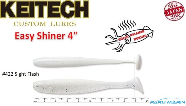 Keitech Easy Shiner 9cm-4'' #422 Sight Flash