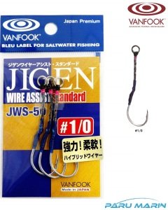 Vanfook Jigen JWS-50 Hibrid Telli Asist İğnesi #1/0 3 Adet