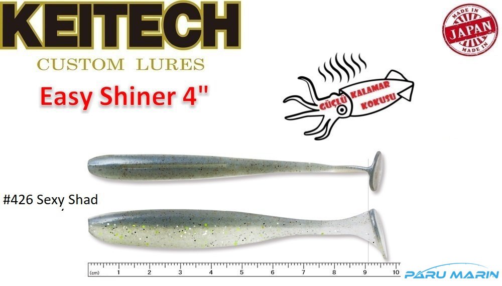 Keitech Easy Shiner 9cm-4'' #426 Sexy Shad