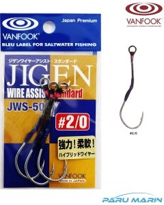 Vanfook Jigen JWS-50 Hibrid Telli Asist İğnesi #2/0 3 Adet