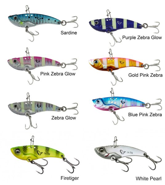 Savage Gear 3D VIB Blade 3.5cm 4gr. Blue Pink Zebra