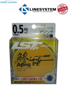 Linesystem Ajing X8 PE 0.5  0,11mm.  10Lb.  4,50kg. 150mt.