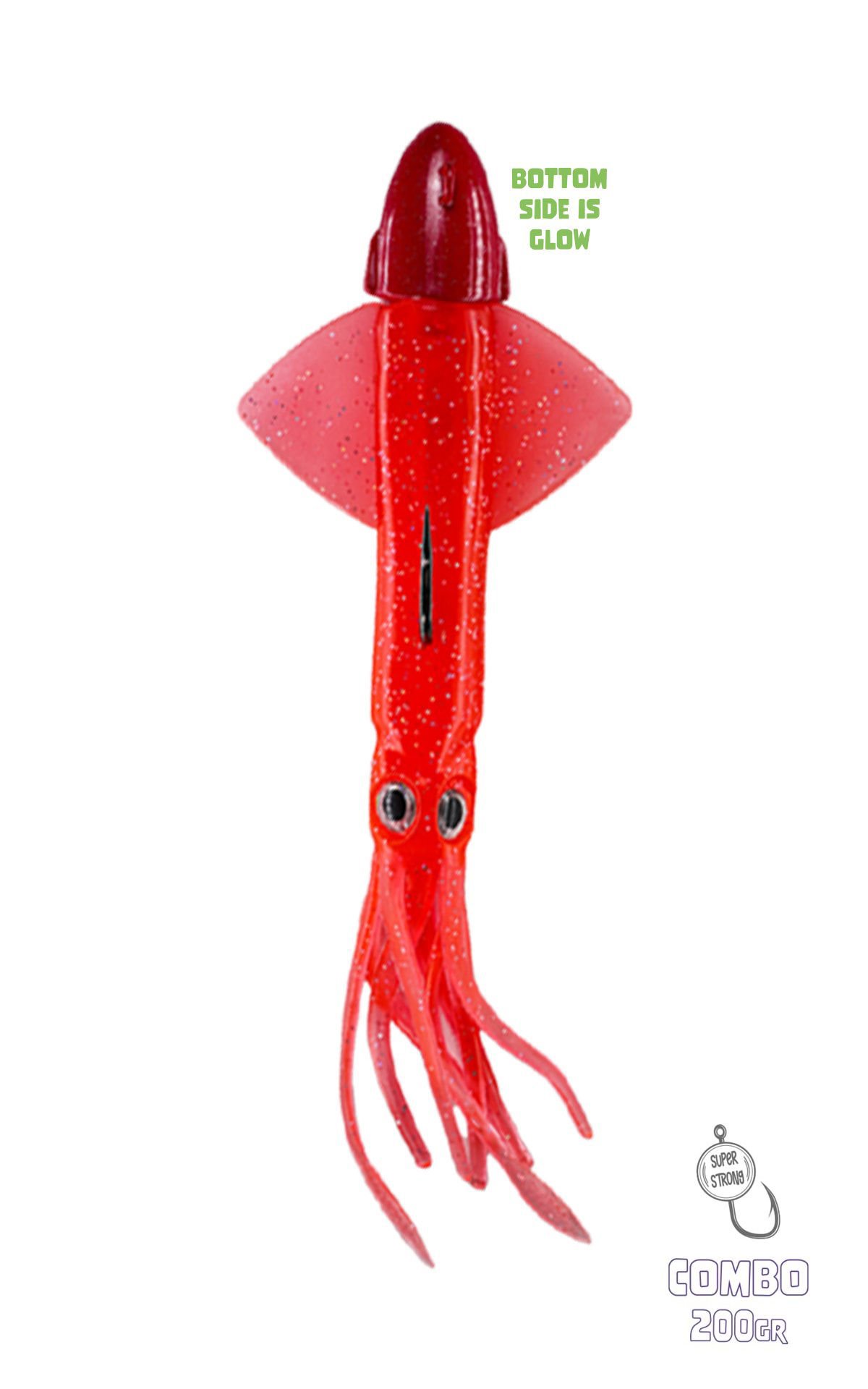 Fujin Calamax Squid 200gr. Red
