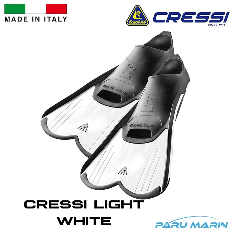 Cressi Light Kısa Yüzme ve Havuz Paleti Beyaz