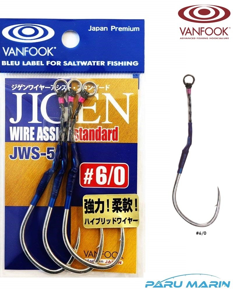 Vanfook Jigen JWS-50 Hibrid Telli Asist İğnesi #6/0 3 Adet