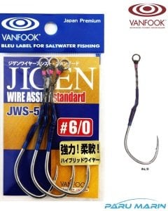 Vanfook Jigen JWS-50 Hibrid Telli Asist İğnesi #6/0 3 Adet