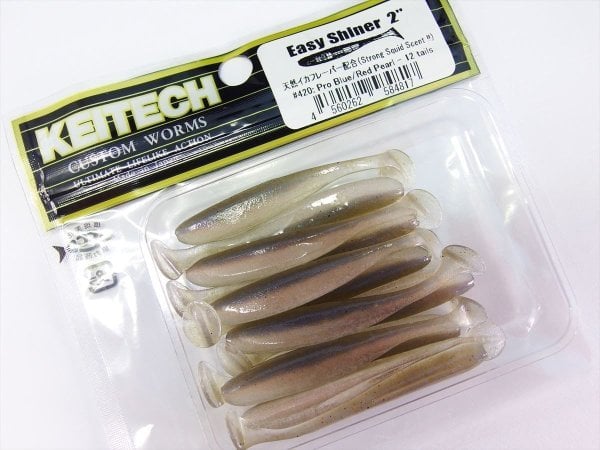 Keitech Easy Shiner 5cm-2'' #420 Pro Blue / Red Pearl