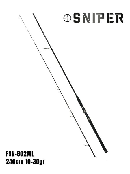 FUJIN Sniper FSN-802ML 240cm 10-30gr. Spin Kamışı