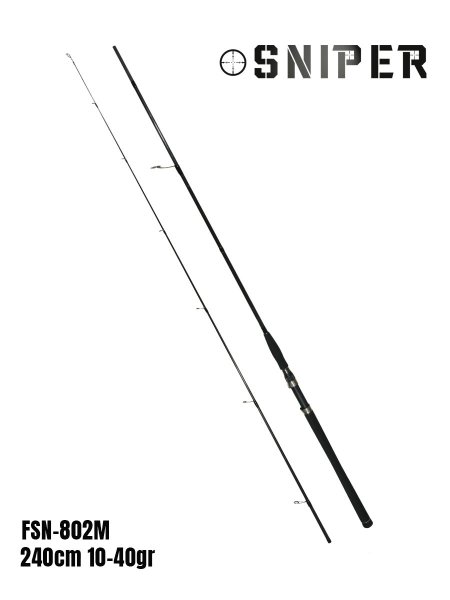 FUJIN Sniper FSN-802M 240cm 10-40gr. Spin Kamışı