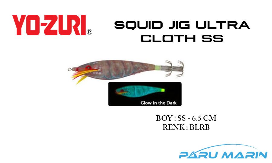 Yozuri A327 Squid Jig Ultra Cloth SS-6.5cm Kalamar Zokası BLRB