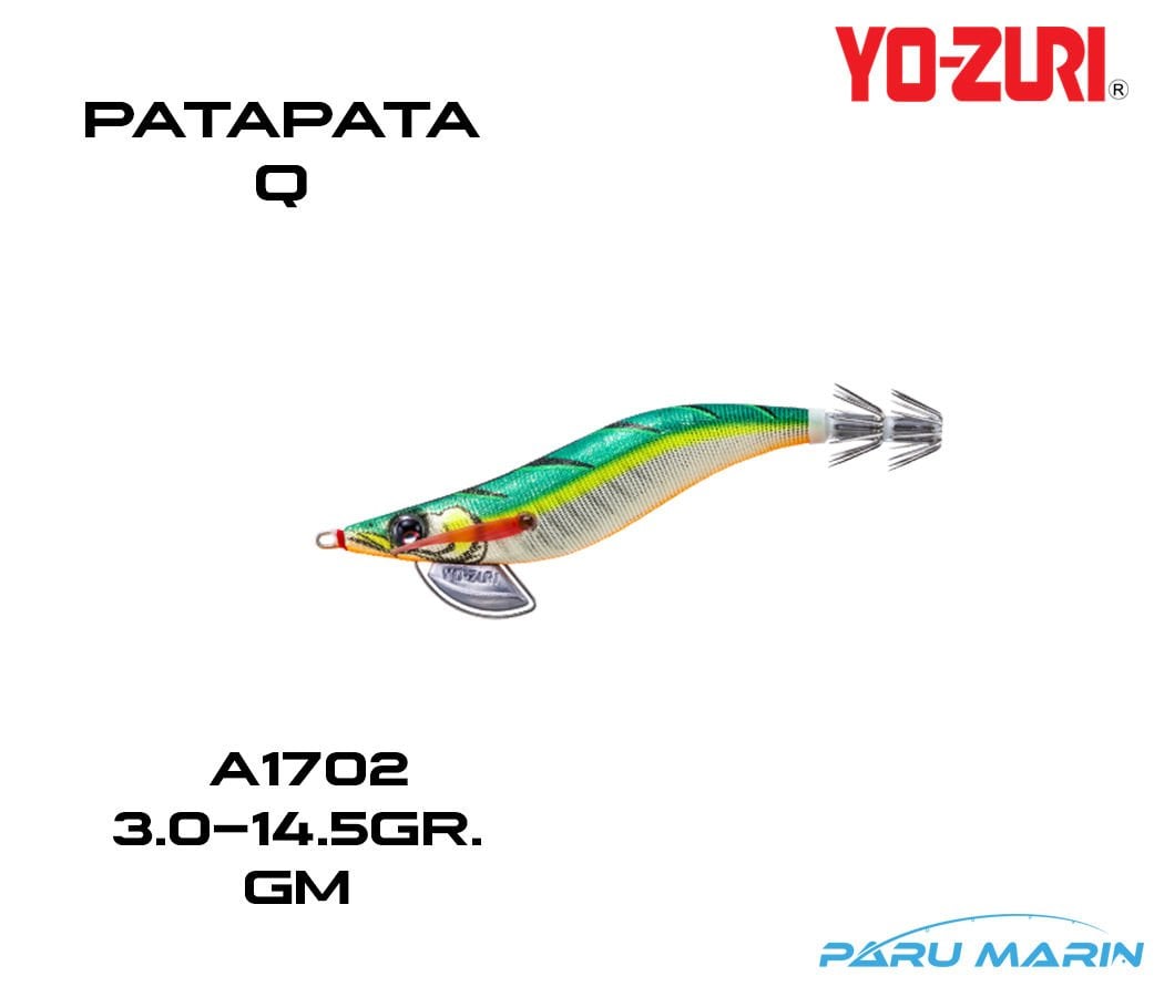 Yozuri Pata Pata Q 3.0 14.5gr. A1702-GM Kalamar Zokası