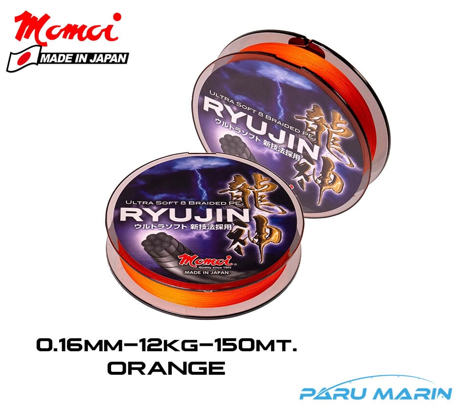 Momoi Ryujin 0.16mm 150mt. Turuncu İp Misina