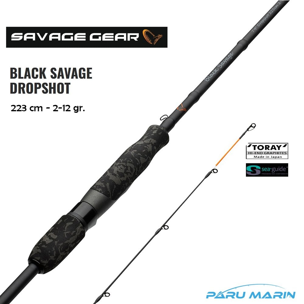 Savage Gear Black Savage Dropshot 223cm 2-12gr. LRF Kamışı