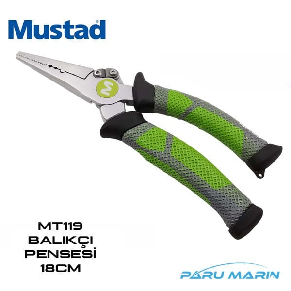 Mustad MT119 Çok Amaçlı Balıkçı Pensesi 18cm