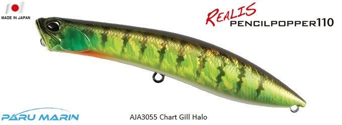 Duo Realis Pencil Popper 110 AJA3055 / Chart Gill Halo