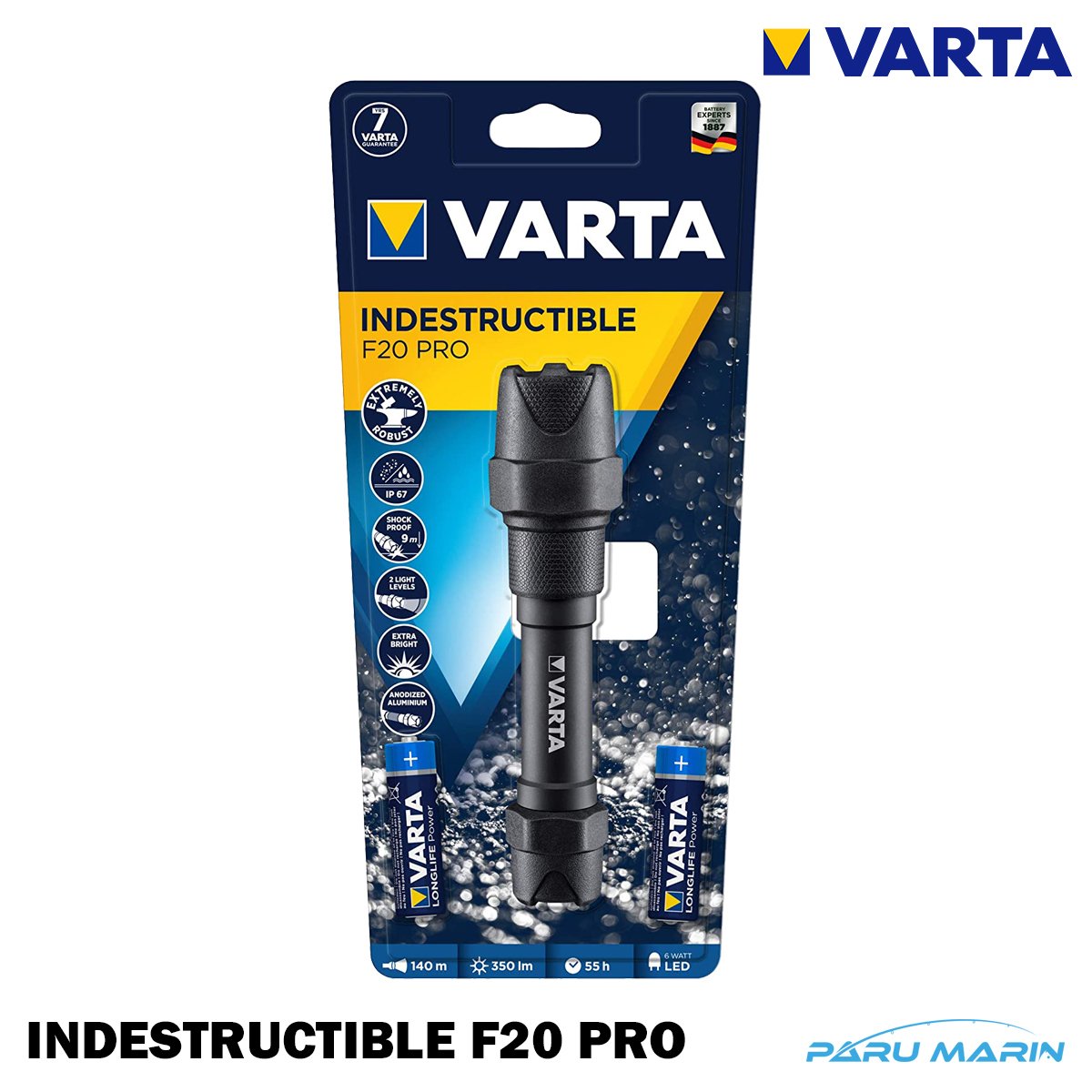 VARTA INDESTRUCTIBLE F20 PRO Led El Feneri
