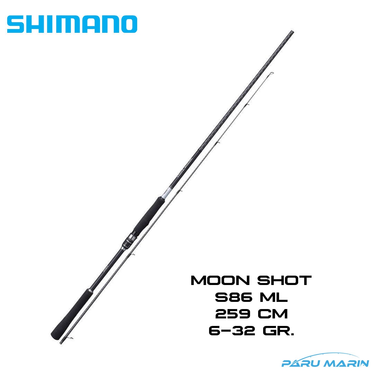 Shimano Moon Shot S86ML 2.59mt 6-32gr. Spin Kamış